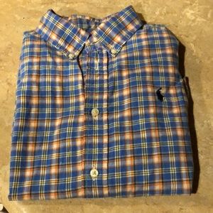 Blue plaid RL Shirt